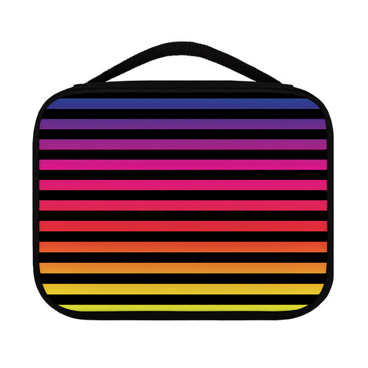 Rainbow Striped Pattern Print Classic Bible Case