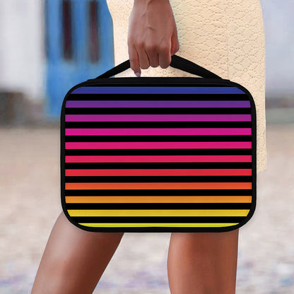 Rainbow Striped Pattern Print Classic Bible Case
