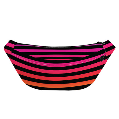 Rainbow Striped Pattern Print Fanny Pack
