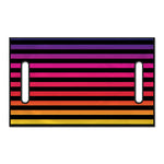 Rainbow Striped Pattern Print Golf Cart Seat Cover