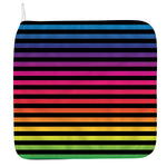 Rainbow Striped Pattern Print Hand Towel