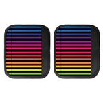 Rainbow Striped Pattern Print Handle Covers