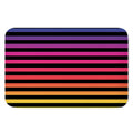 Rainbow Striped Pattern Print Indoor Door Mat