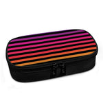 Rainbow Striped Pattern Print Insulin Cooler Travel Case