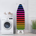 Rainbow Striped Pattern Print Ironing Board Cover
