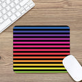 Rainbow Striped Pattern Print Mouse Pad