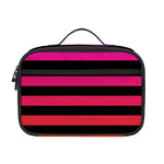 Rainbow Striped Pattern Print Portable Lunch Bag