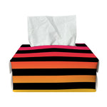 Rainbow Striped Pattern Print Rectangle Tissue Box Cover