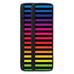 Rainbow Striped Pattern Print Refrigerator Handle Covers