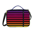 Rainbow Striped Pattern Print Shoulder Strap Bible Bag
