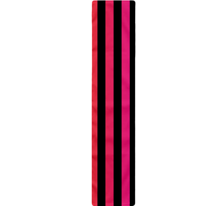Rainbow Striped Pattern Print Table Runner
