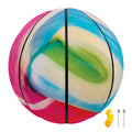 Rainbow Swirl Candy Print Basketball