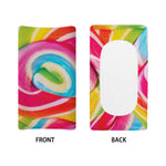 Rainbow Swirl Candy Print Changing Pad Cover