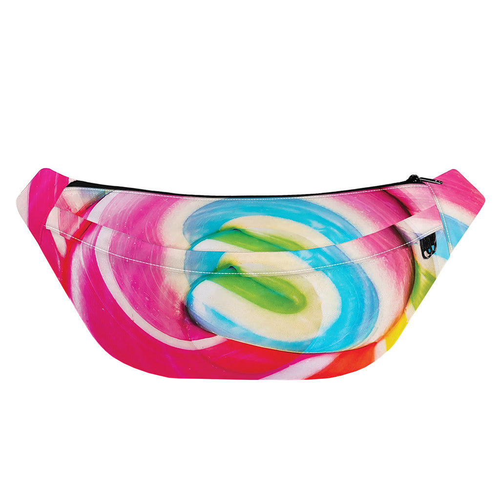 Rainbow Swirl Candy Print Fanny Pack