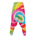 Rainbow Swirl Candy Print Hammer Pants