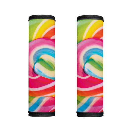 Rainbow Swirl Candy Print Handle Covers