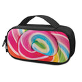 Rainbow Swirl Candy Print Portable Cooler Travel Case