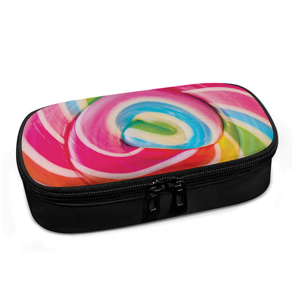 Rainbow Swirl Candy Print Insulin Cooler Travel Case