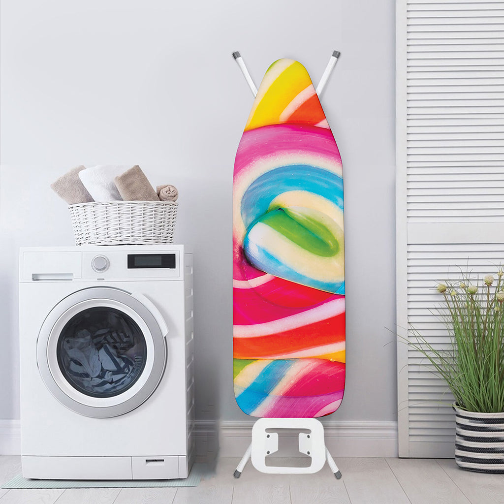Rainbow Swirl Candy Print Ironing Board Cover
