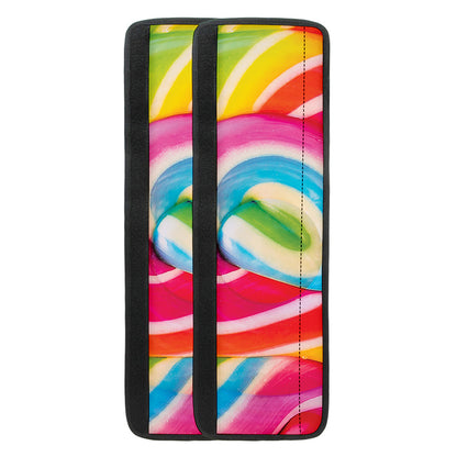 Rainbow Swirl Candy Print Refrigerator Handle Covers