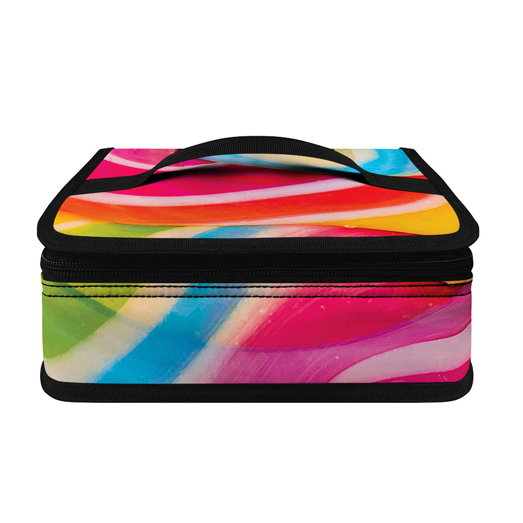 Rainbow Swirl Candy Print Small Lunch Bag