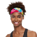 Rainbow Swirl Candy Print Sports Headband