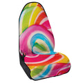 Rainbow Swirl Candy Print Waterproof Car Seat Cover