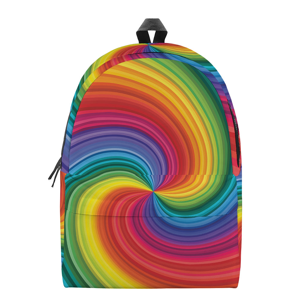 Rainbow Swirl Print Backpack
