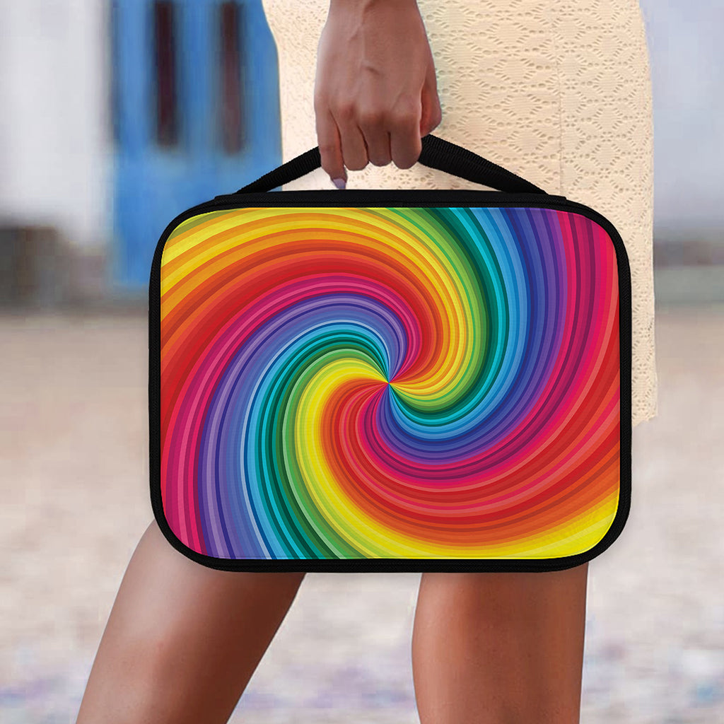 Rainbow Swirl Print Classic Bible Case