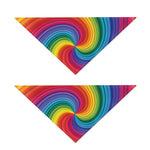 Rainbow Swirl Print Dog Bandana