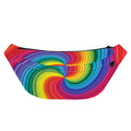 Rainbow Swirl Print Fanny Pack