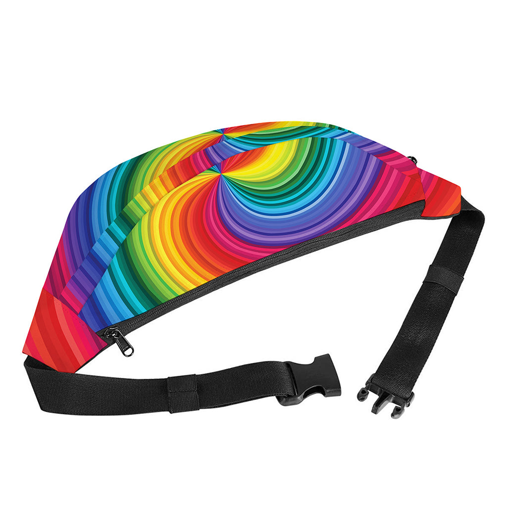 Rainbow Swirl Print Fanny Pack