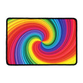Rainbow Swirl Print Kitchen Mat