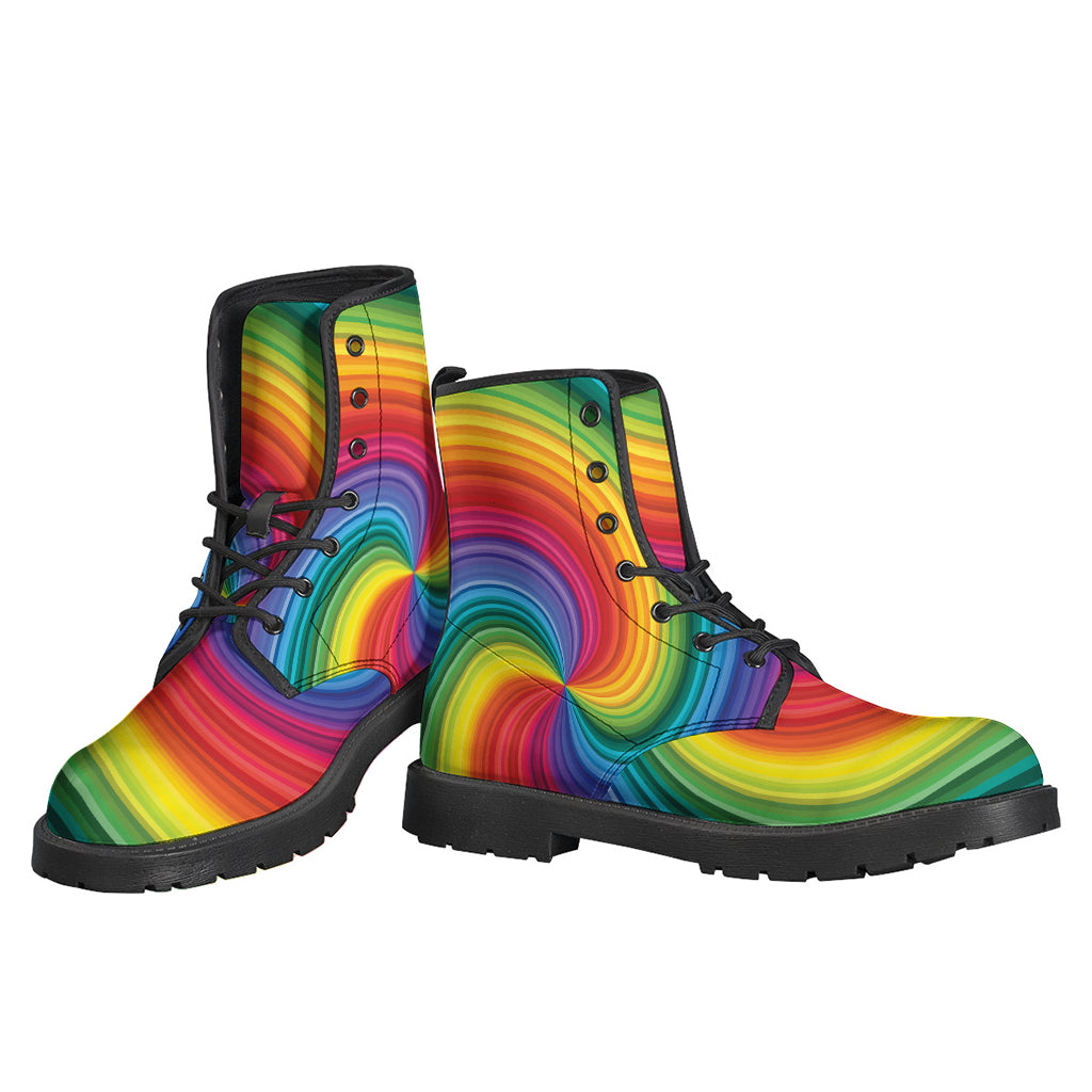 Rainbow Swirl Print Backpack