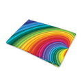 Rainbow Swirl Print Pet Cooling Mat Cover
