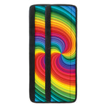 Rainbow Swirl Print Refrigerator Handle Covers