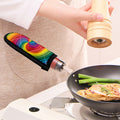 Rainbow Swirl Print Skillet Handle Cover