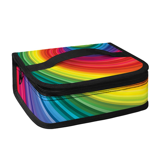 Rainbow Swirl Print Small Lunch Bag