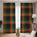 Rainbow Tartan Pattern Print Dimout Pencil Pleat Curtains
