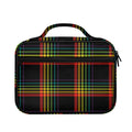 Rainbow Tartan Pattern Print Briefcase Bible Bag