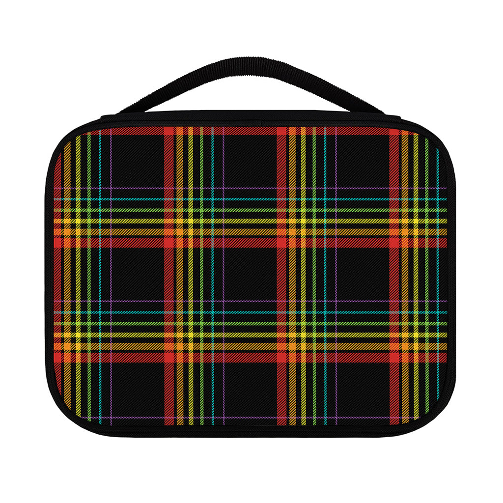 Rainbow Tartan Pattern Print Classic Bible Case