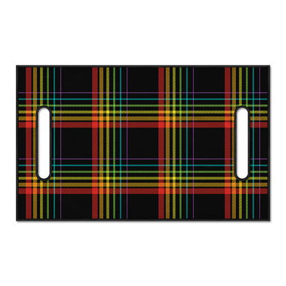 Rainbow Tartan Pattern Print Golf Cart Seat Cover