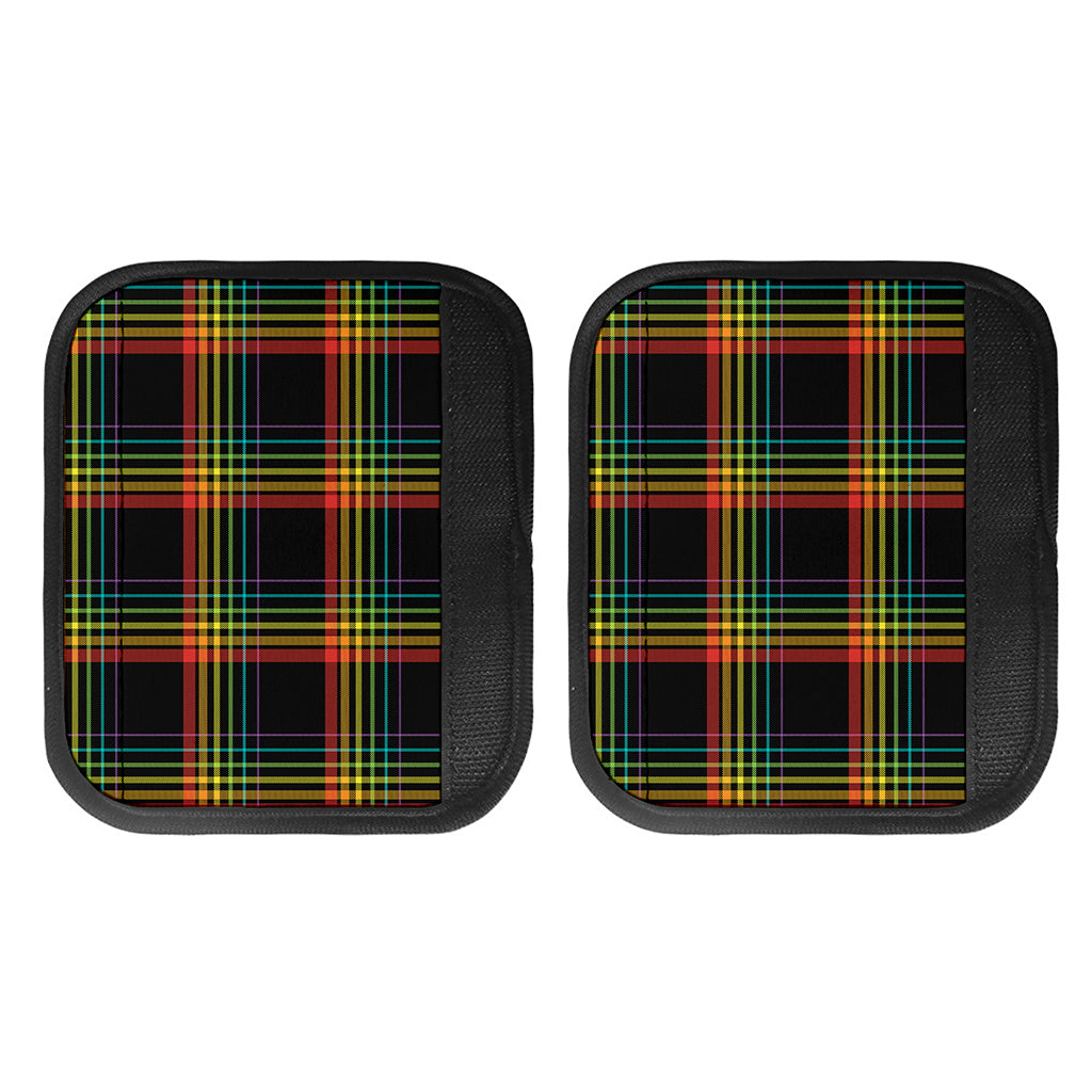 Rainbow Tartan Pattern Print Handle Covers