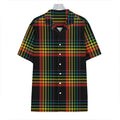 Rainbow Tartan Pattern Print Hawaiian Shirt