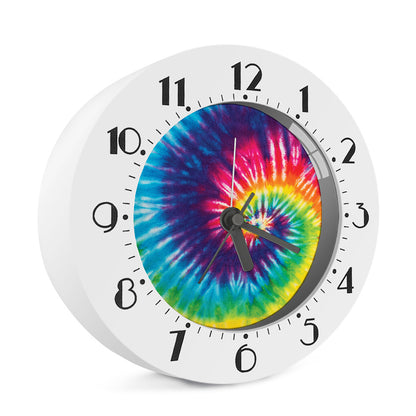 Rainbow Tie Dye Print Alarm Clock