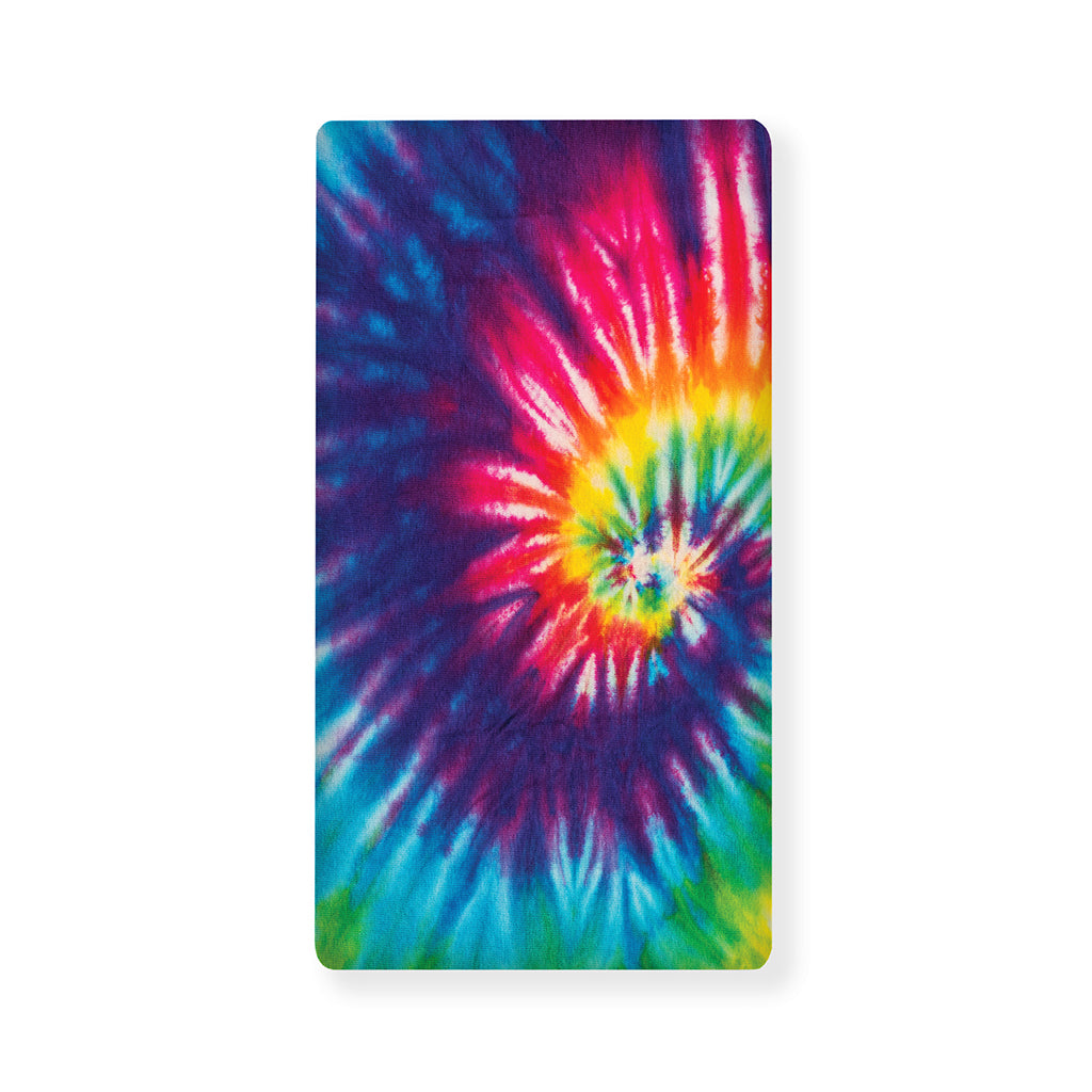 Rainbow Tie Dye Print Baby Crib Sheet