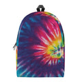 Rainbow Tie Dye Print School Backpack