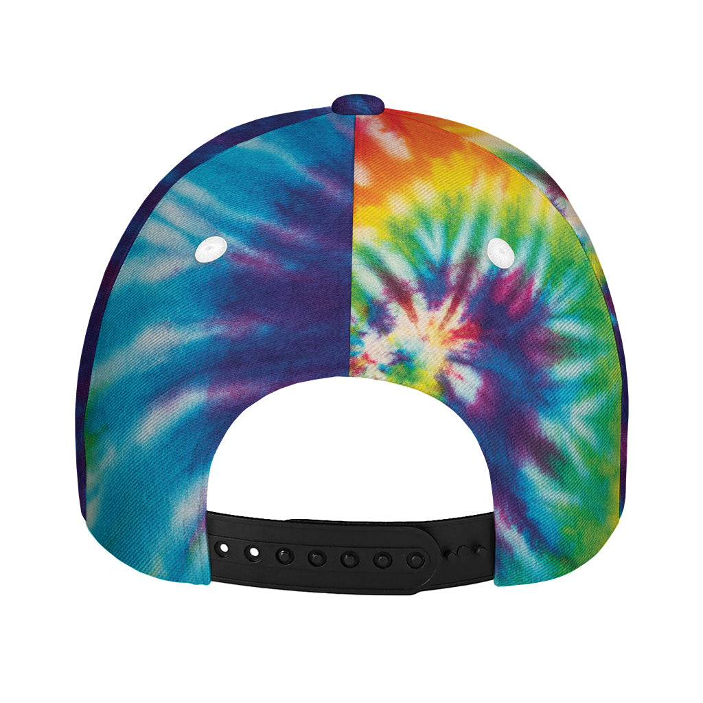 Rainbow Tie Dye Print Baseball Cap