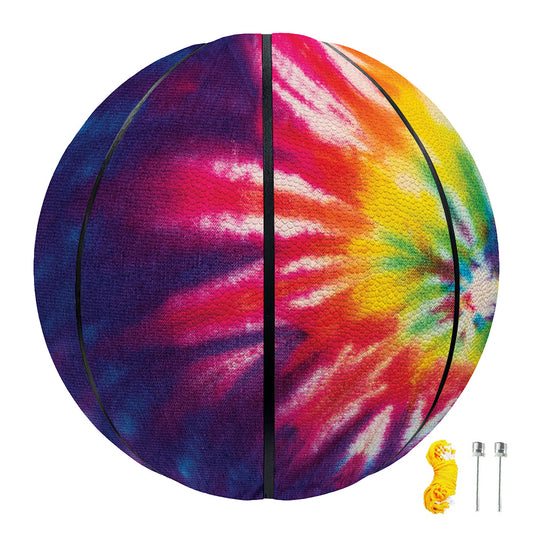 Rainbow Tie Dye Print Basketball