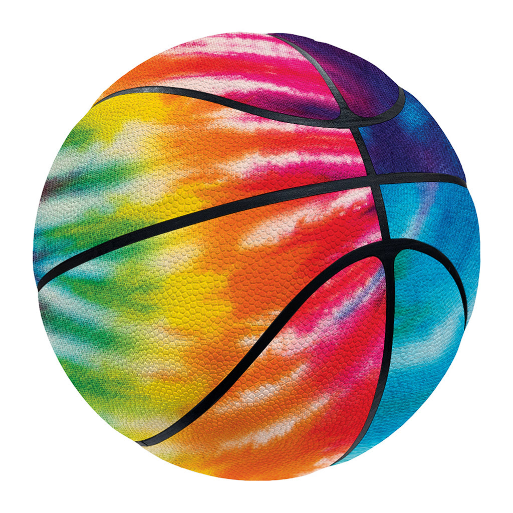 Rainbow Tie Dye Print Basketball